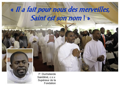 Procession - Célébration eucharistique - Haïti