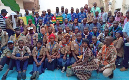 Jeunes scouts Afrique de l'Ouest